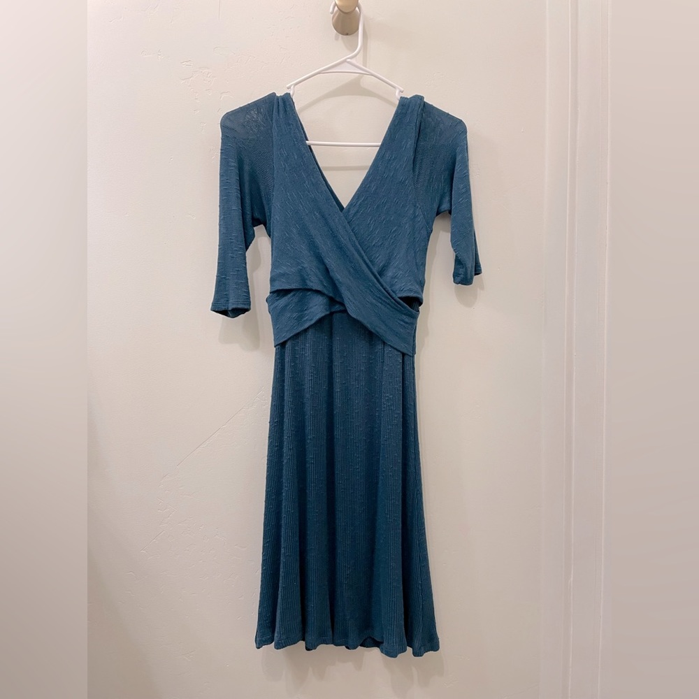 Anthropologie Amanda Criss Cross Sweater Dress SM
